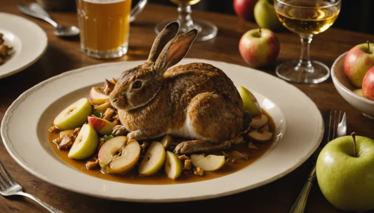 lapin au cidre et pommes