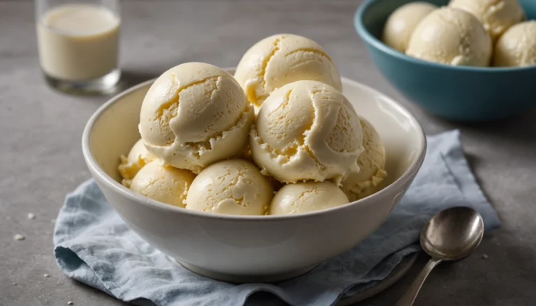 recette glace vanille sans sorbetière lait concentré