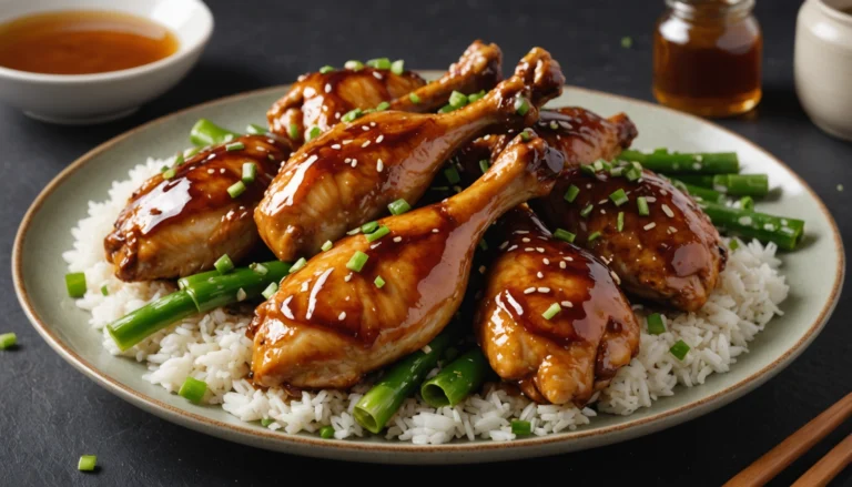 poulet mariné sauce soja miel