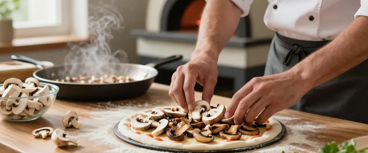 faut-il faire cuire les champignons pour une pizza