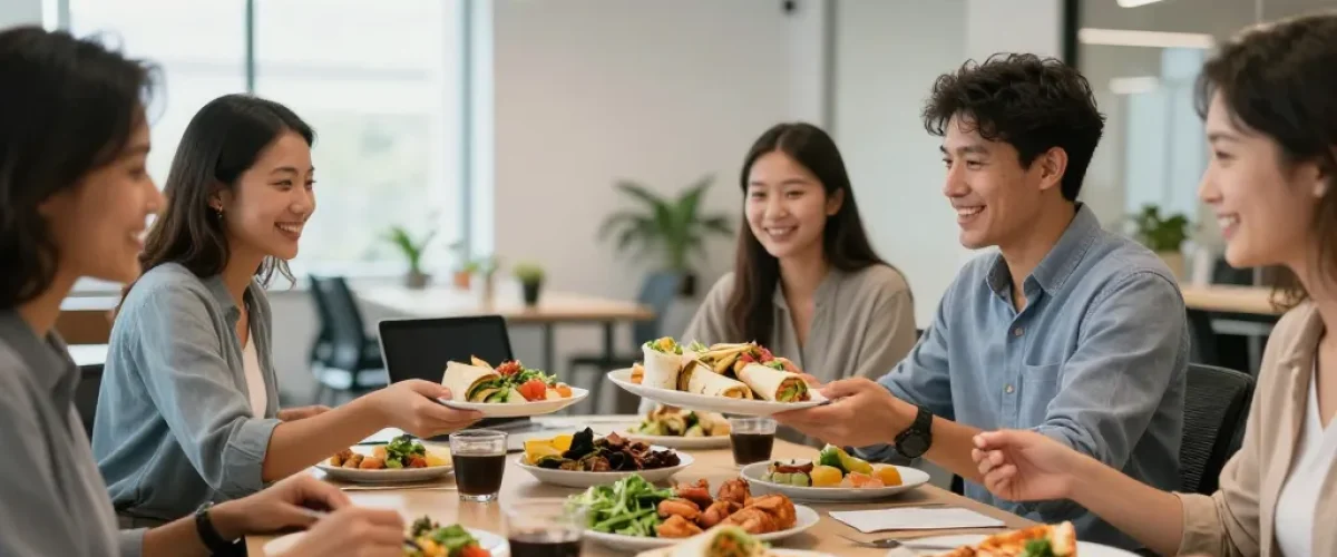 idee repas entre collègues travail