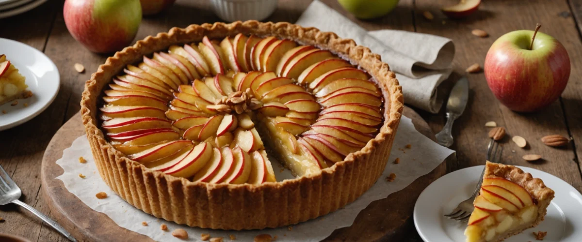 gateau frangipane pomme