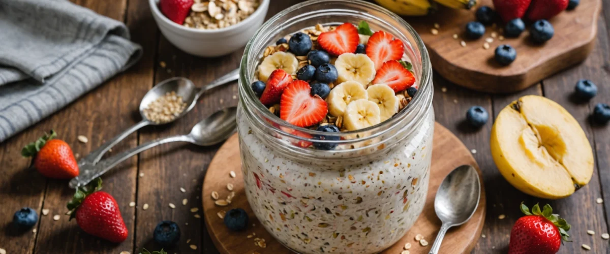 overnight porridge recette